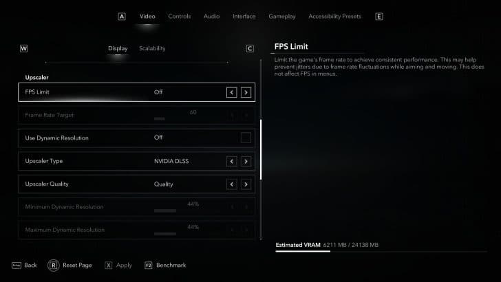 Menu upscaler và FPS limit trong Assassin’s Creed Black Flag Resynced