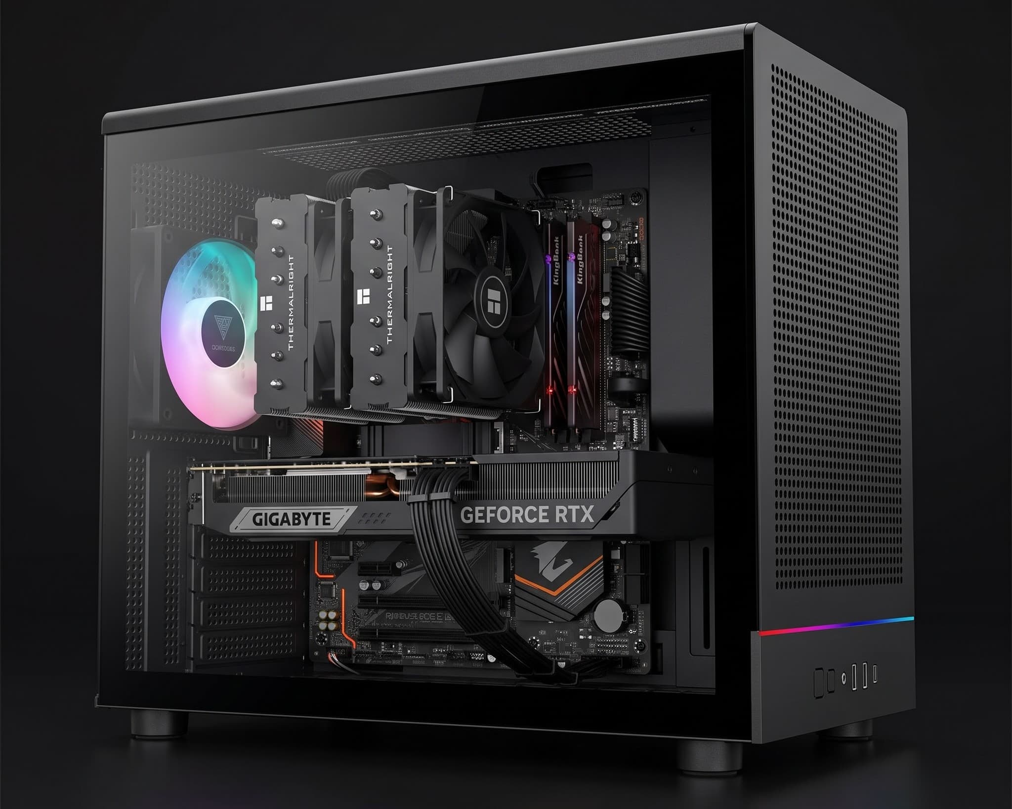 TPLAB PC i7 14700F (32GB RAM DDR4, 512GB SSD, RTX 3050 6GB, 750W PSU)