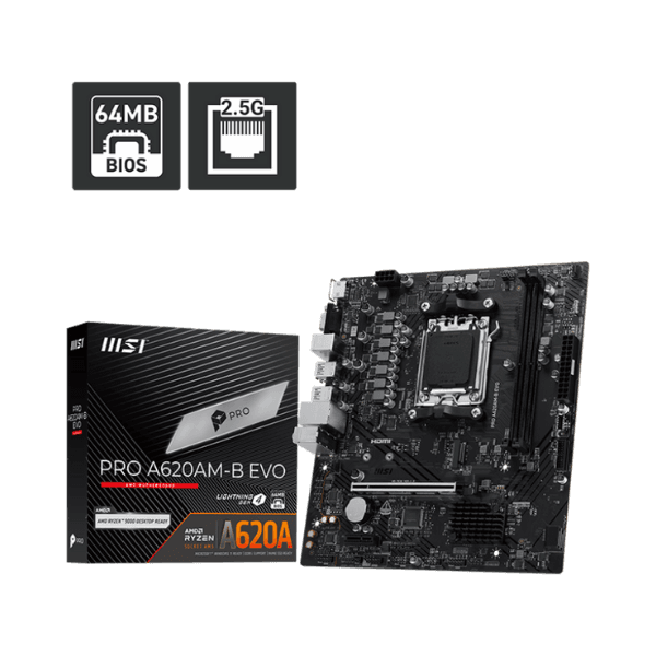 Bo Mạch Chủ MSI PRO A620AM-B EVO