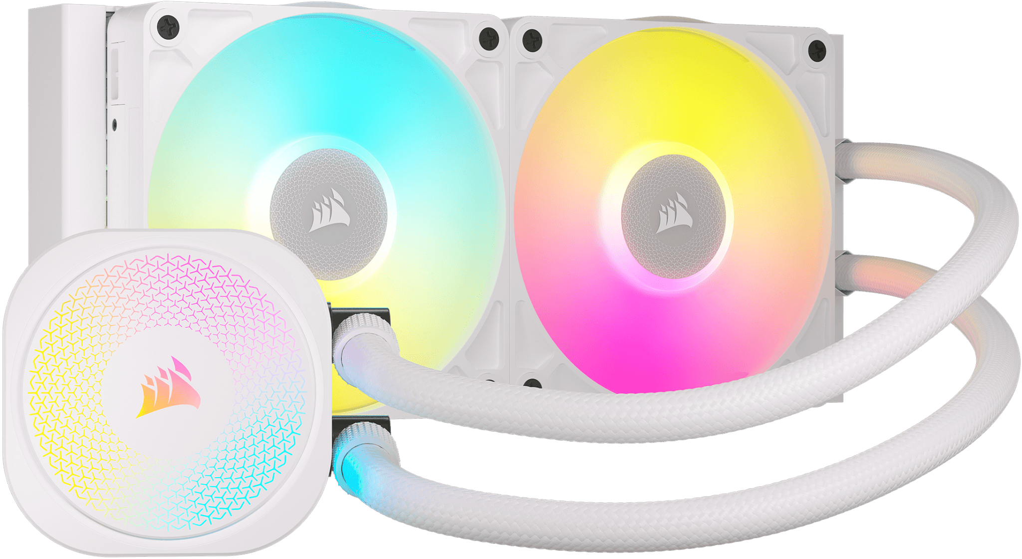 Vỏ máy tính Corsair iCUE 7000X RGB Tempered Glass White (CC-9011227-WW)