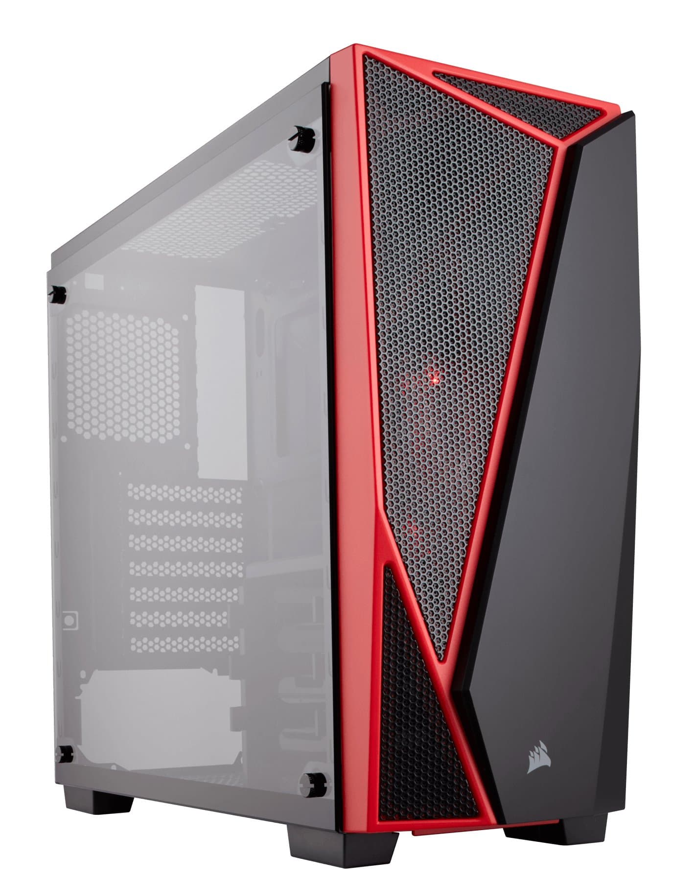Case CORSAIR SPEC-04 Black/Red Mid Tower
